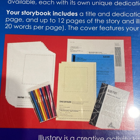 Vintage IlluStory Write & Illustrate Your Own Book Best Kid Toy Award Gold Seal - Picture 5 of 8